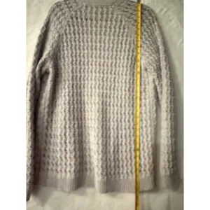 Haven Well Within Womens Gray‎ Open Knit Cardigan Sweater Cotton Blend Size S thumbnail 6