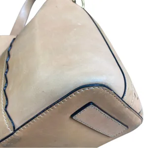 FRYE Ilana Harness Bucket Bag Perforated Leather Western Hobo Tan Women's Purse thumbnail 13