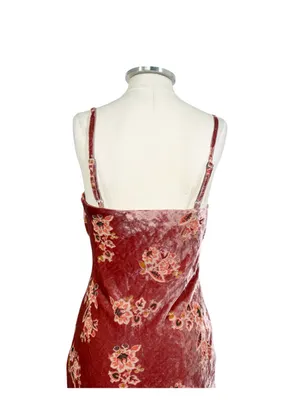 Anthropologie Hutch Hayden Velvet Slip Floral Maxi Dress thumbnail 8