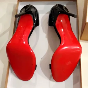 New Christian Louboutin Black Patent Leather Toboggan thumbnail 3