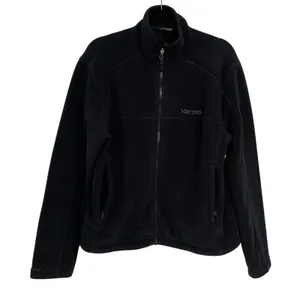 Marmot Black Fleece Full Zip Jacket Lightweight Women’s Medium Fall Casual thumbnail 2