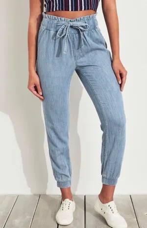 High Rise Paperbag Joggers thumbnail 1
