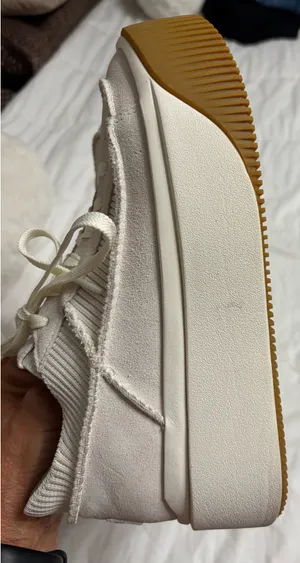 UGG EZ Duzzit Lace Sneakers Off-White 7.5 thumbnail 4