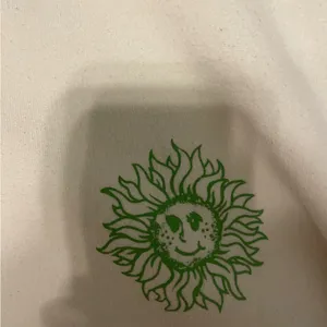 Urban Outfitters Follow The Sun Puff Paint Graphic Sweatshirt L thumbnail 3
