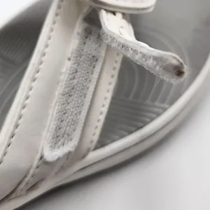 Clarks Sandals Womens 7 White Arla Glison Cloudsteppers Flower Thong Casual thumbnail 8
