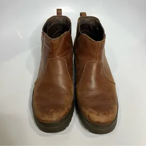 Merrell‎ city leaf Chelsea boots brown leather women’s size 7 casual neutral thumbnail 5