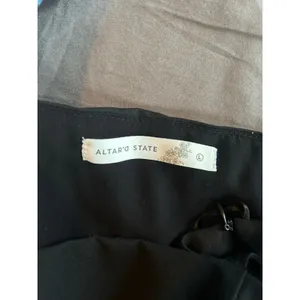 Altar'd State Black Bow Dress - Large thumbnail 5