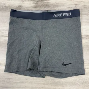 Nike woman’s Gray Performance Compression Shorts thumbnail 1