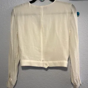 White Long sleeve Blouse thumbnail 4