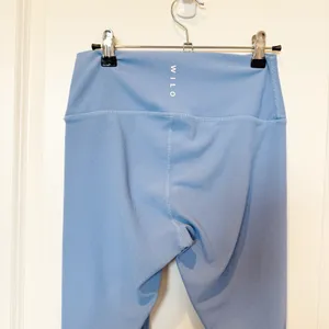 Wilo The Label Womens Ribbed Blue Leggings Size Medium Pilates Yoga Athleisure thumbnail 4