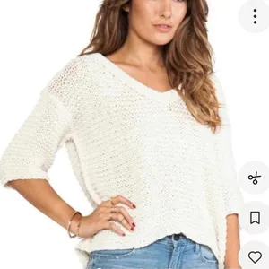 Free People Sweater Chunky Style V-Neck Size Medium thumbnail 1