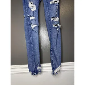 American Eagle Outfitters Curvy High Rise Jegging Jeans Womens 00 Distressed thumbnail 3