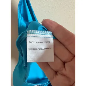 Princess Polly Mini Dress Women 12 Blue Cutout‎ Satin Party Clubwear Strappy thumbnail 6