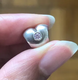 Pandora Sterling Silver Heart Charm thumbnail 2