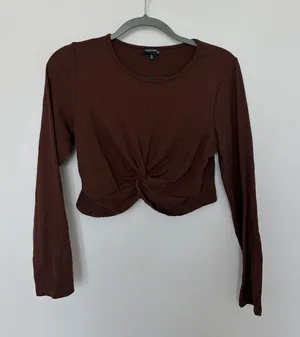 Cropped long sleeve Brown Size M thumbnail 1