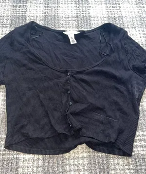 H&M Cropped T-shirt thumbnail 1