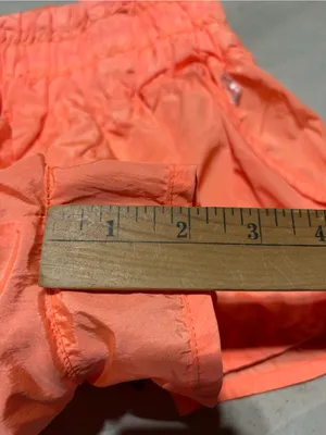 Free people movement FP High-Waist Ruched Shorts orange XS thumbnail 4