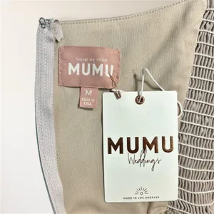 Show Me Your Mumu Shannon Maxi Dress One Shoulder Beige Bridesmaid Wedding Guest thumbnail 8