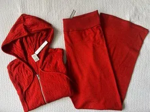 Hudson Cable Knit Full Zip Hoodie & Pants Set - L/ Xl thumbnail 5