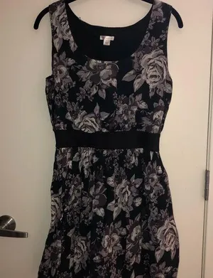 🆕 Xhilaration Floral Fit n Flare Dress thumbnail 1
