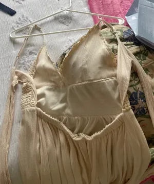 Ocean drive beige beach dress thumbnail 2