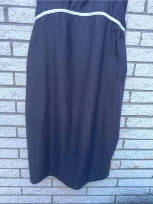 Athletic Works Black & White Strappy Slip Dress - Women thumbnail 3