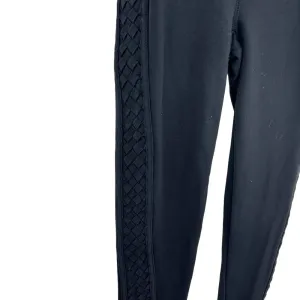 Free People Movement Side‎ Woven Lattice High Waisted Leggings Black Size XS thumbnail 2
