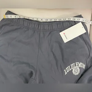 Lululemon NWT Scuba Mid Rise Oversized Fleece Joggers Graphic Solar Grey Size XL thumbnail 10