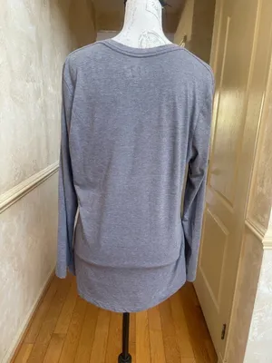 NFL Philadelphia Eagles NFC Champions Super Bowl LII Gray Long Sleeve Top Womens XL thumbnail 3