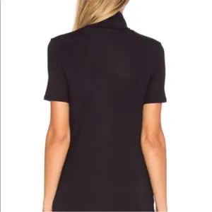 Theory black turtleneck top NEW thumbnail 5