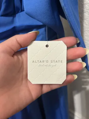 Altar'd State Dress Blue thumbnail 3