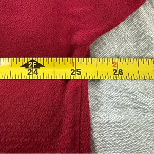 Madewell Women’s Du Jour Red Long Sleeve V-Neck XL thumbnail 6