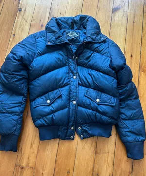 The North Face Puffer Ski Jacket vintage goose down xs blue thumbnail 1