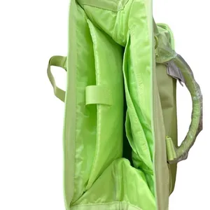 Béis The Weekender in Citron Green Travel Bag sold out color thumbnail 6