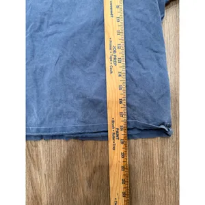 Free‎ People We The Free Womens XS Blue Short Sleeve Exposed Seam Boxy T-Shirt thumbnail 3