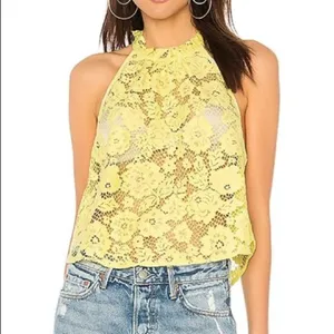 NWT Free People Sweet Meadow Dreams Lace Top thumbnail 5