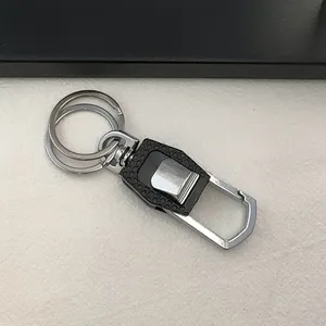 Practical carabiner keychain designed for both men and women for everyday carrying needs. Comes with double key rings, allowing you to classify and organize different keys separately. This keychain is 2.5 inches in length and 0.9 inches in width, compact and portable to carry around. Suitable for car keys, home keys, small gadgets, backpacks and handbags for convenient hanging. Simple versatile style matches various scenarios, a nice daily accessory and casual small gift. thumbnail 3