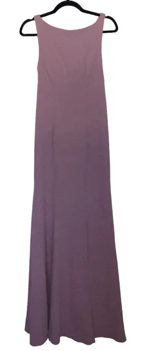 Azazie Blush‎ Pink Maxi Sleeveless Dress thumbnail 1