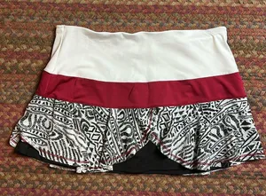 Lucky In Love Layered Mini Skort Skirt Golf Tennis Athletic Pickleball Flare thumbnail 4