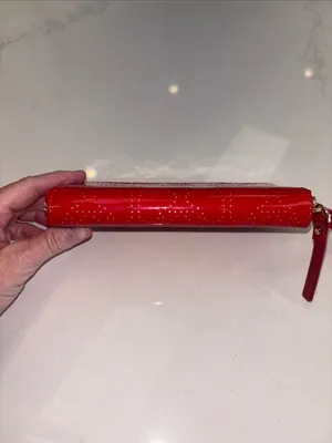 Kate Spade Jazzy Metro Red Patent Leather Wristlet thumbnail 5