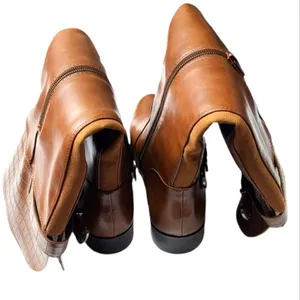 ND Knee High‎ Brown Zip Up Boots Size 6.5 New thumbnail 7
