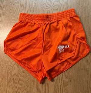 B86 New women’s Hooters girl Vintage uniform Cheeky shorts🤩Xxs Waist 9 3/4-12” thumbnail 1
