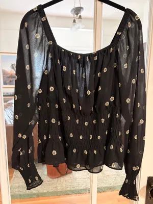 Madewell Floral Blouse thumbnail 1
