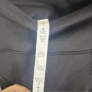 Lululemon Wunder Under 25” Black High Rise Mesh Pants Align Luon Times 7/8 thumbnail 5