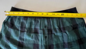 Victorias Secret Pink Pajamas Sz M Flannel Forrest Green Black Plaid Cotton NWT thumbnail 7