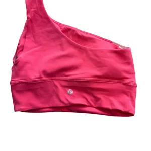 lululemon align asymmetrical bra‎ One shoulder Bra Size 4 Pink thumbnail 2