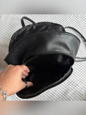 Black Mini Backpack Crossbody Bag - Unbranded thumbnail 5