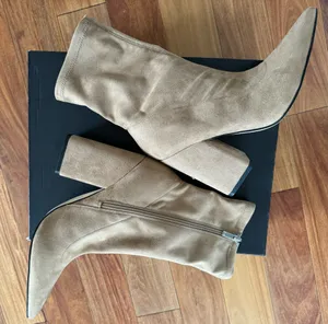 Marc Fisher LTD Suede Larry Pointed Toe Boots thumbnail 3