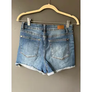 Judy Blue Distressed Denim Shorts Medium thumbnail 2