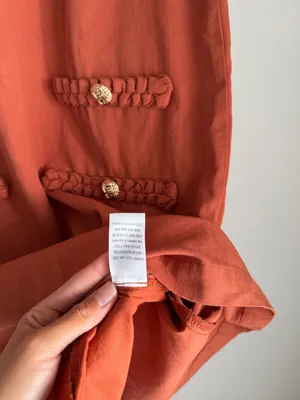 Entro Apple Cider Sippin Mini Dress in Rust Fall Size Medium thumbnail 6